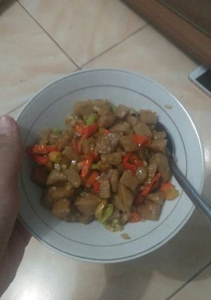 Foto resep Bakso tumis