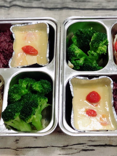 水波爐低油煙便當 的食譜成品照片