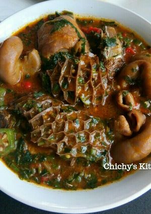 A picture of Okro Soup.