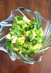 Una foto de Ensalada de aguacate