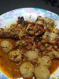 Ikan tunul, bakso kuah pedas