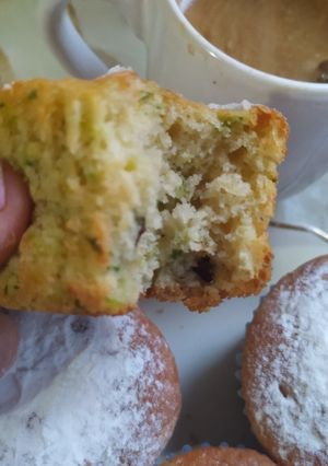 Una foto de Muffins Dulces de Zapallito Redondo Verde
