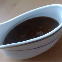 A picture of Vickys Homemade Gravy.