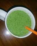 Sinh tố Xanh (rau bina, chuối, bơ) #greensmoothie