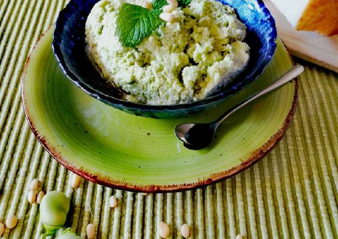 Il modo più semplice a Fai Perfetto Pesto di fave e pecorino