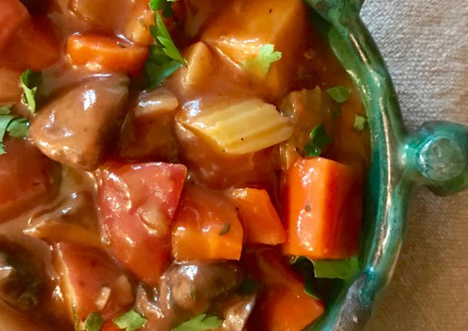 One Simple Word To Irish Stew (Vegan)