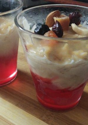 A picture of Christmas trifle.