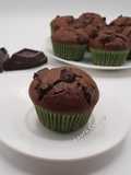 Muffin yogurt e cioccolato con cuore di Nutella