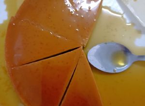 Gambar Kuih puding karamel