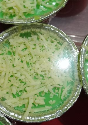 Foto resep Dessert cup cake vla pandan