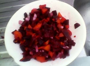 Una foto de Ensalada de hortalizas