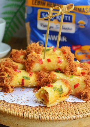 Foto resep Roti Tawar Roll Abon