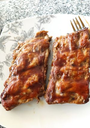 Una foto de Costillitas BBQ (en olla a presión de preferencia)