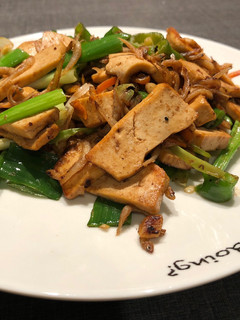 吻仔魚炒豆乾 的食譜成品照片