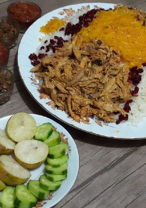 عکسی از دستور زرشک پلو