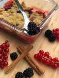 Zwetschgen-Apfel-Crumble
