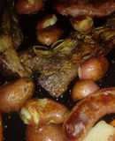 Asado al horno con papas (patatas)