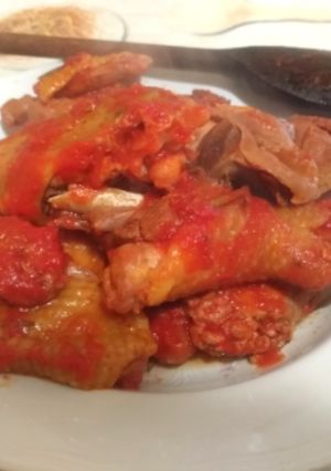 Foto di Pollo ruspante al pomodoro