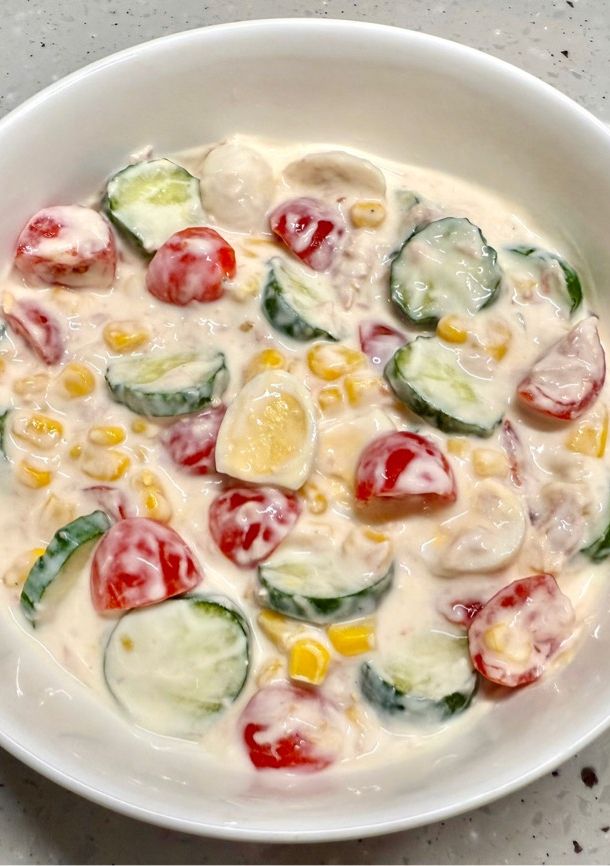 小黃瓜鮪魚優格 的食譜成品照片
