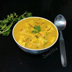 A picture of Kesariya Malai Paneer.