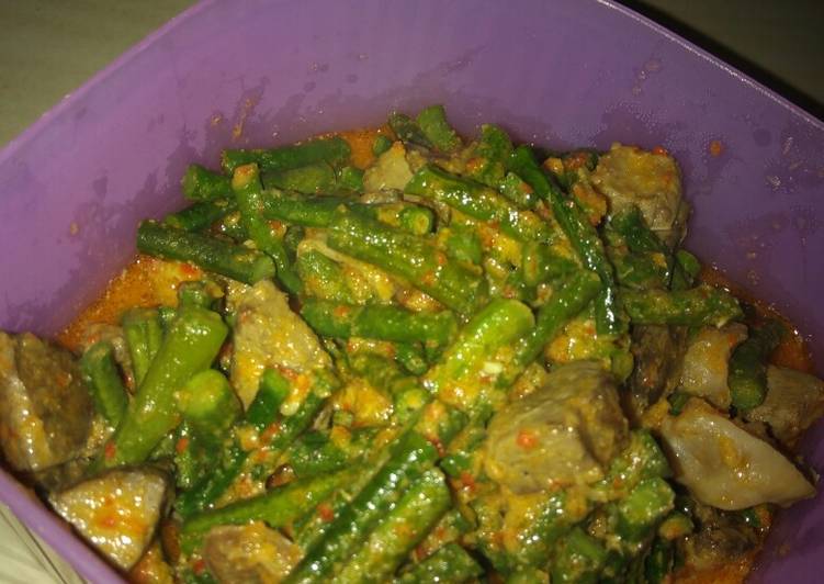 Bahan Menyiapkan 3. Oseng Ati Ampela + Kacang Panjang yang Lezat