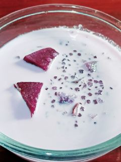 รูปของ สาคูนมสดมันม่วง