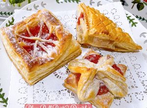 Gambar 👩‍🍳Plum Puff Pastry Danishes 🇩🇰