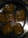Besan ki sev ki barfi