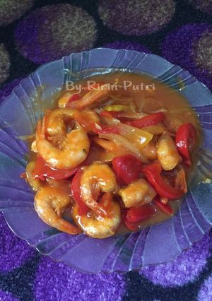 Foto resep Udang saos asam manis ❤️