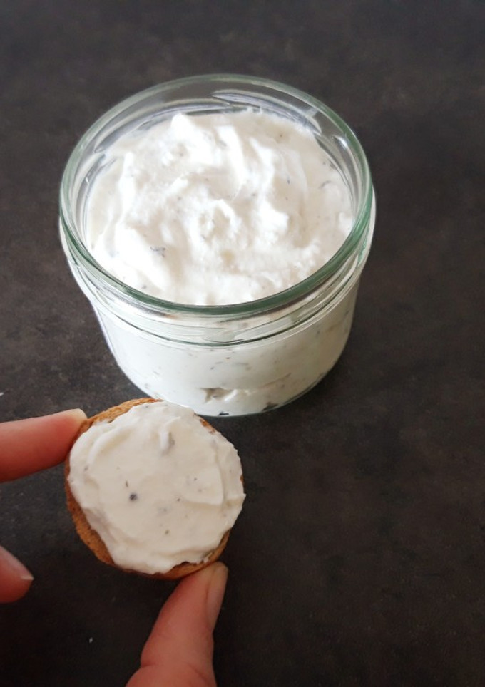 Una foto de Queso crema casero