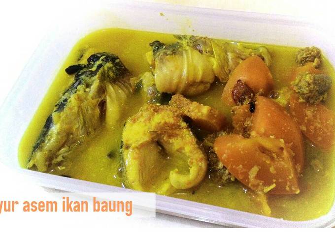 Sayur asem ikan baung SIMPLE 😁