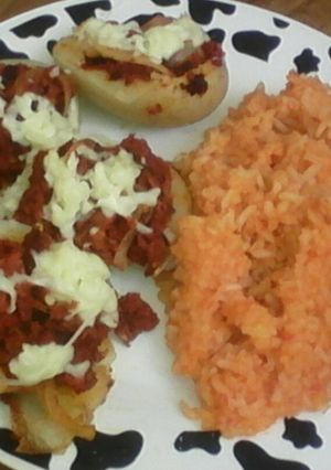 Una foto de Papas rellenas