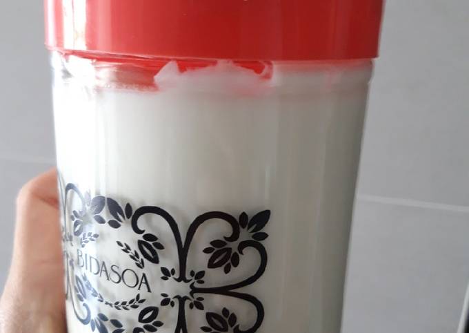 Recipiente de cristal para yogur de 2 litros