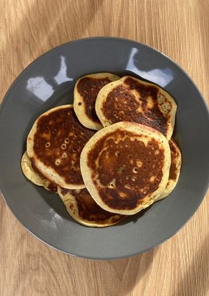 Una foto de Banana pancakes