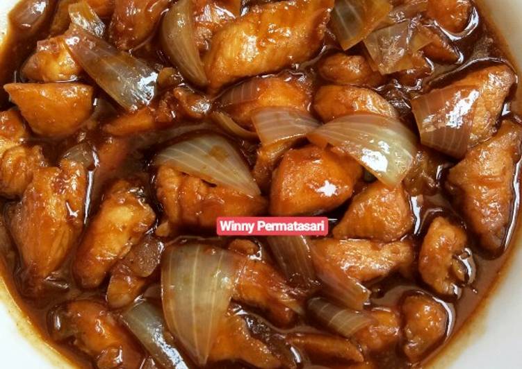 BIKIN NAGIH! Resep Ayam Saus Oriental