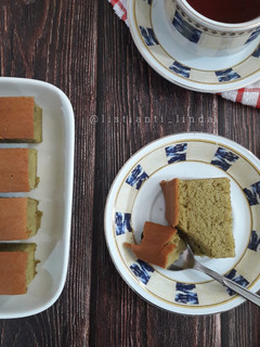Foto resep Green tea ogura cake