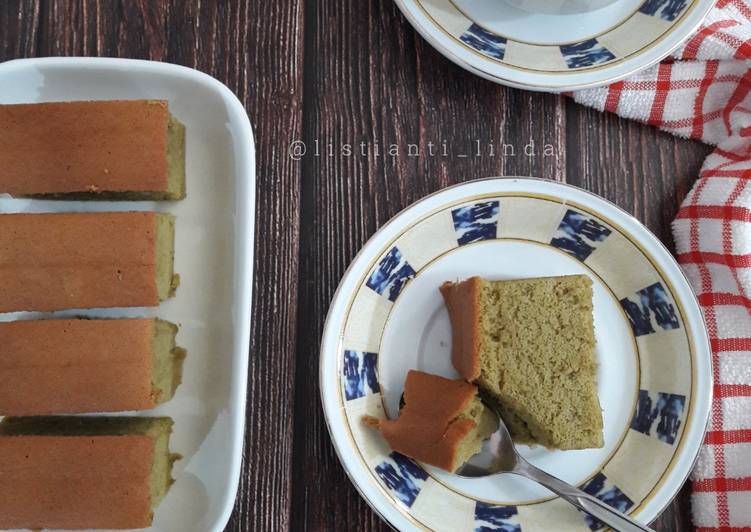 Resep Green tea ogura cake, Sempurna