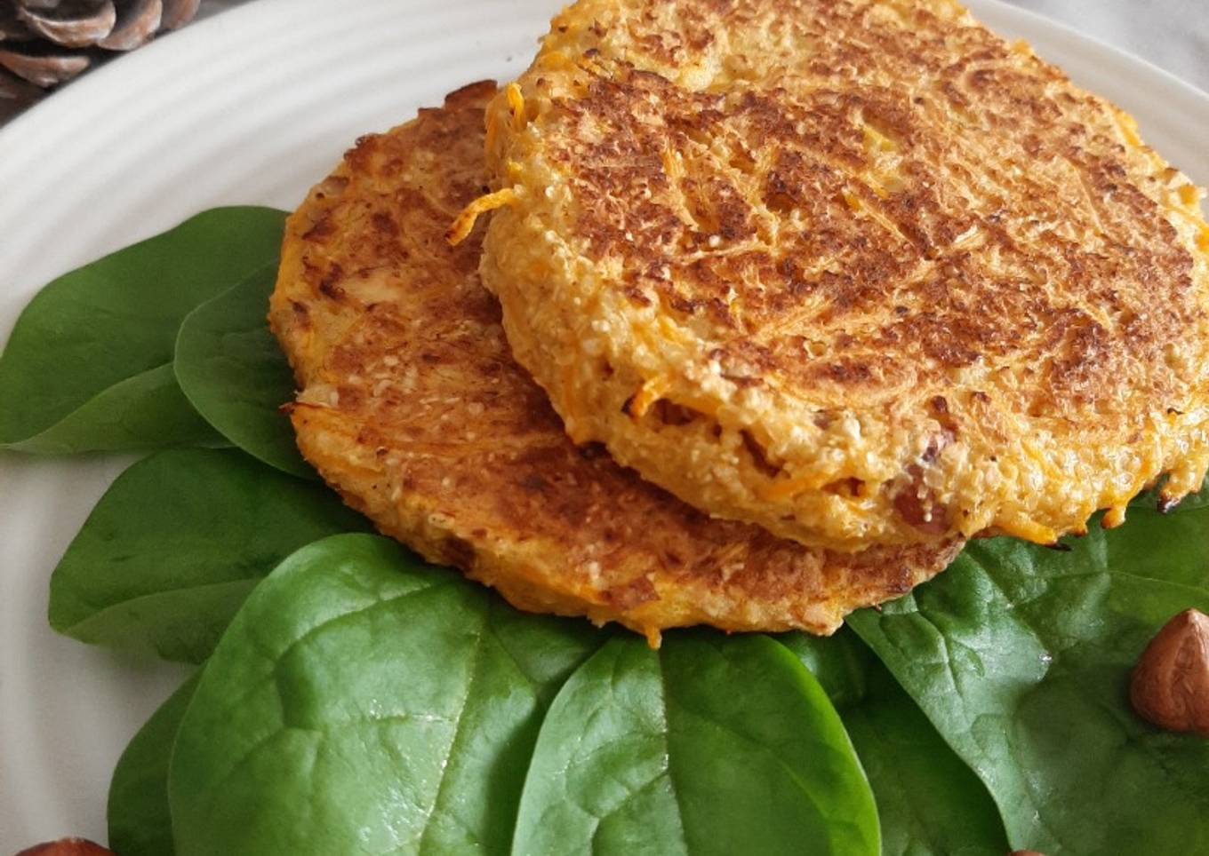 Galettes Butternut-curry-Noisettes