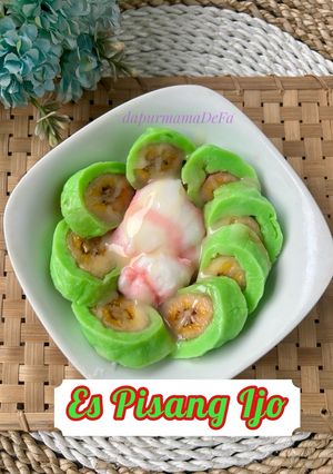 Foto resep Es Pisang Ijo