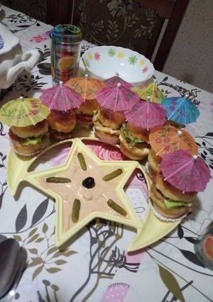Une photo de Mini humberger