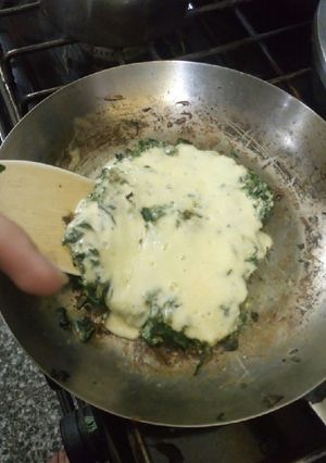 Una foto de Tortilla súper fácil y rica de acelga