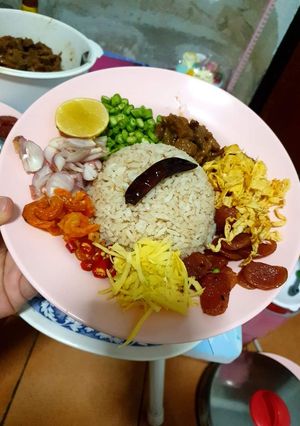 รูปของ ข้าวคลุกกะปิ