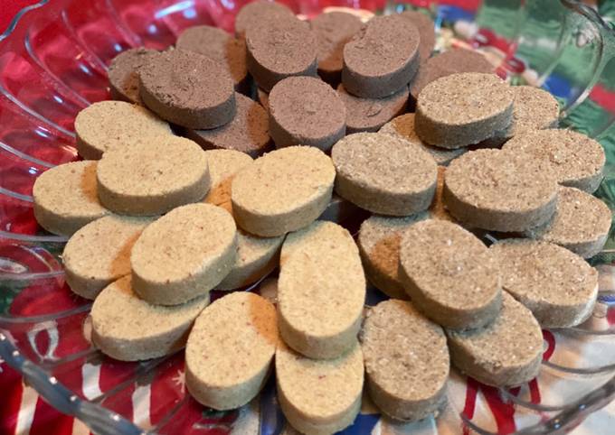 Recipe of Favorite Polvoron 3 Ways - Cbly Spanish Shortbread, a no bake Dessert