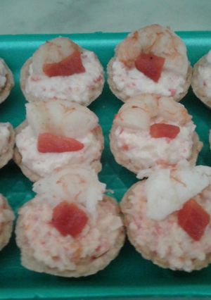 Una foto de Canapés de kanikama