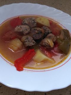 Una foto de Marmitako de atún