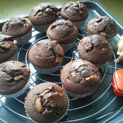 A picture of Double chocolate muffin.