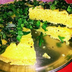 Moong Dal Dhokla A picture of Moong Dal Dhokla.