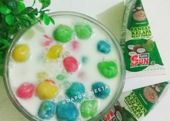 Mudah Cepat Memasak Candil ketan Rainbow Enak dan Sehat