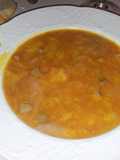 Sopa de hígado de cerdo