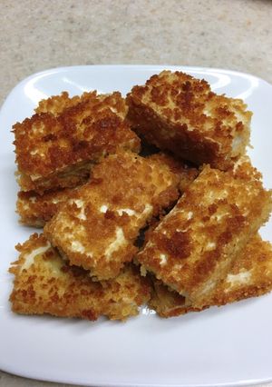 Hình của món Đậu hũ non chiên xù.